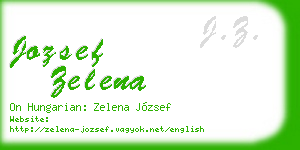 jozsef zelena business card