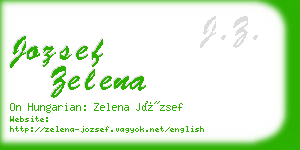 jozsef zelena business card